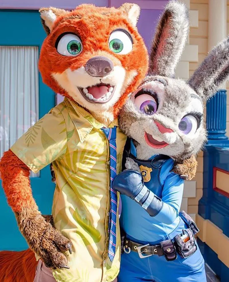 Potdemiel Disney Zootopia Mascot Nick Wilde Judith Laverne Hopps Rabbit Adult Plush Walking Cosplay Prop for Halloween Events
Potdemiel Disney Zootopia Mascot Nick Wilde Judith Laverne Hopps Rabbit Adult Plush Walking Cosplay Prop for Halloween Events