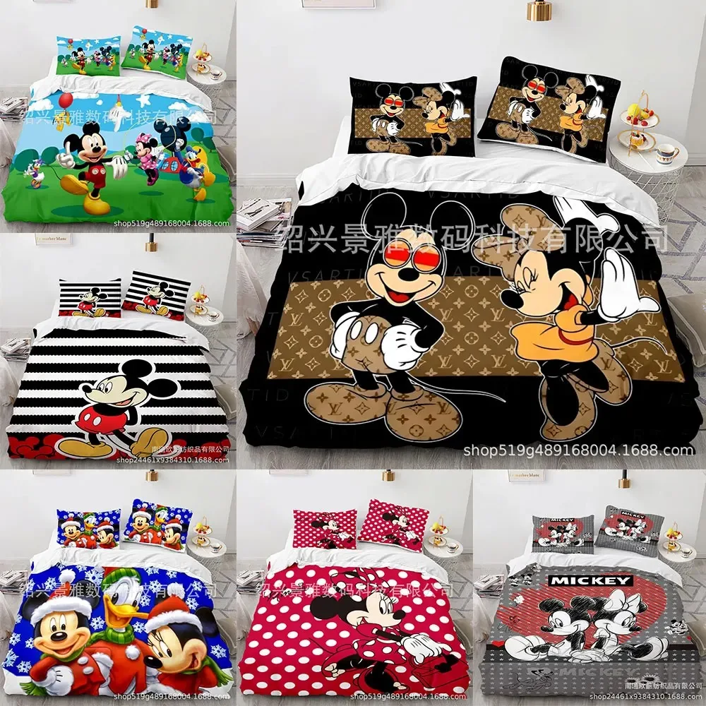 Mickey Minnie Mouse Print Bedding Sets Comforter Quilt Bed Cover Duvet Cover Pillow Case 2-3 Pieces Sets Kids Adult Size
Mickey Minnie Mouse Print Bedding Sets Comforter Quilt Bed Cover Duvet Cover Pillow Case 2-3 Pieces Sets Kids Adult Size