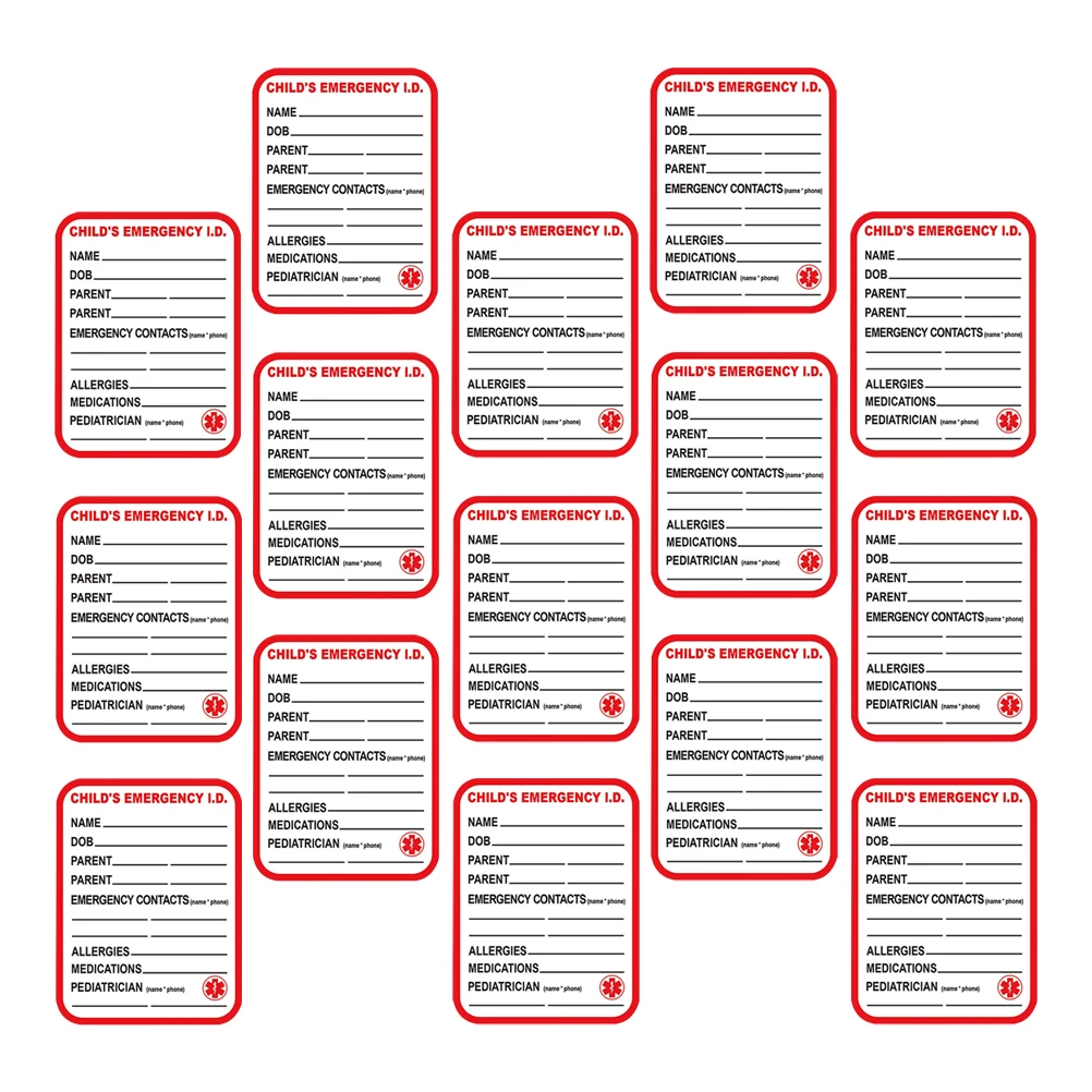 15 Pcs Seat Labels Stickers Car Tag Emergency Bright Red Strong Adhesion Waterproof Safety Information Medical ID
15 Pcs Seat Labels Stickers Car Tag Emergency Bright Red Strong Adhesion Waterproof Safety Information Medical ID