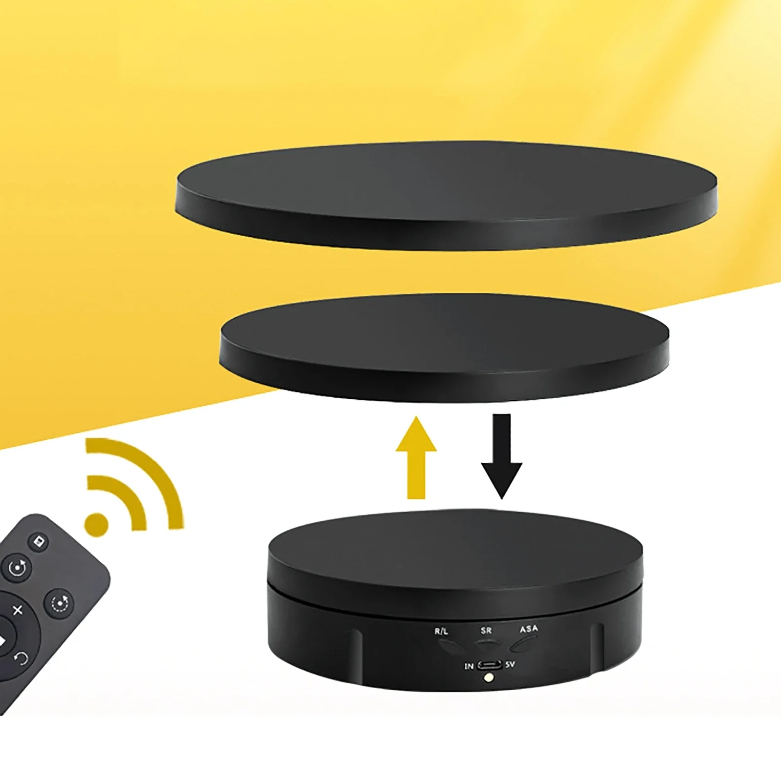 Electric Turntable 3 in 1 360° With Remote Control 3 Speeds Rotating Display Photography Turntable USB Charge For Jewelry Shoes
Electric Turntable 3 in 1 360° With Remote Control 3 Speeds Rotating Display Photography Turntable USB Charge For Jewelry Shoes