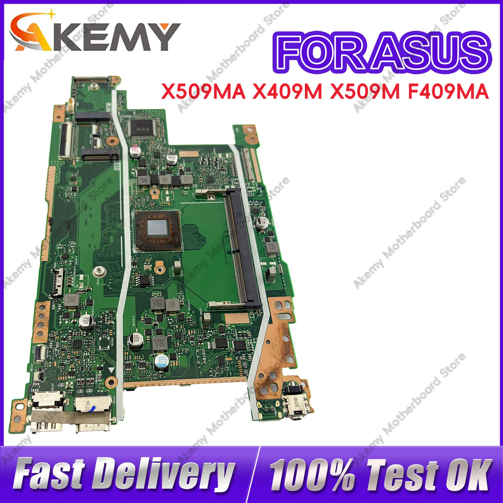 X409M X409MA Laptop Motherboard For ASUS VivoBook A509MA A409MA X409MA F509MA F409MA Mainboard W/ Celeron CPU tests OK fast ship
X409M X409MA Laptop Motherboard For ASUS VivoBook A509MA A409MA X409MA F509MA F409MA Mainboard W/ Celeron CPU tests OK fast ship