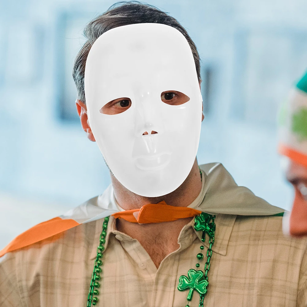 3 Pcs Blank Mask Halloween Cosplay Creepy Aldult Party Diy White Handmade Pp Costume Miss
3 Pcs Blank Mask Halloween Cosplay Creepy Aldult Party Diy White Handmade Pp Costume Miss