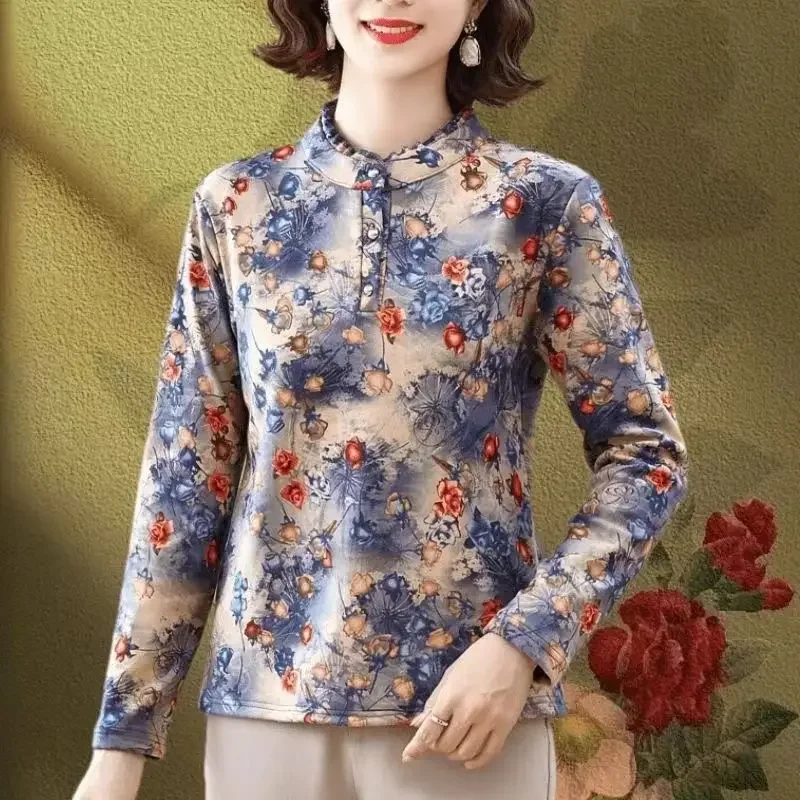 German Velvet Bottoming Shirt for Women with Velvet Thickened Self-heating New Warm Mom Top Half Turtleneck Double-sided
German Velvet Bottoming Shirt for Women with Velvet Thickened Self-heating New Warm Mom Top Half Turtleneck Double-sided