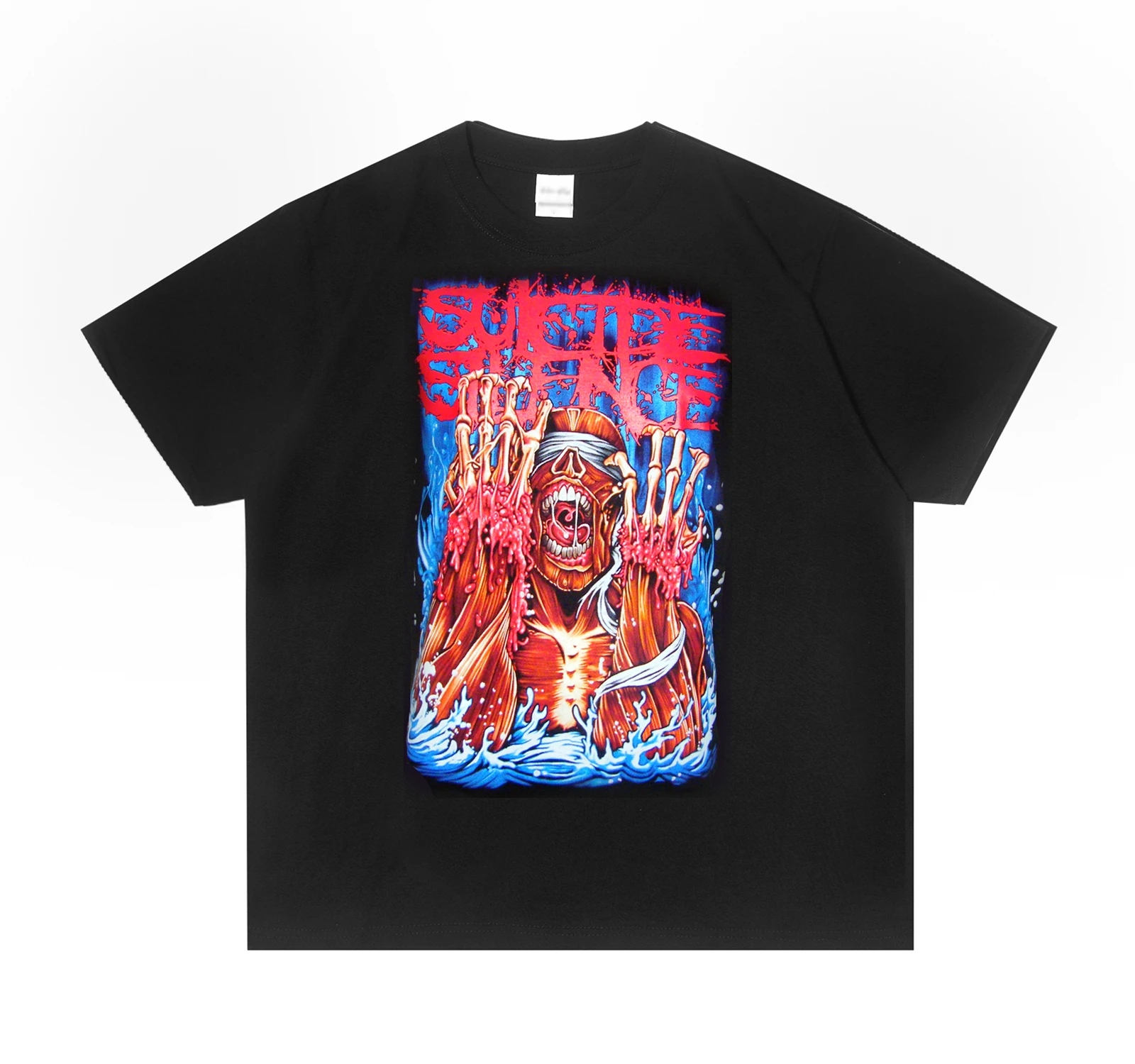 Suicide Silence Dead Core Hard Rock Suicide Silence Band Printed T-shirt Short Sleeve Pure Cotton High Quality Luxury Brand
Suicide Silence Dead Core Hard Rock Suicide Silence Band Printed T-shirt Short Sleeve Pure Cotton High Quality Luxury Brand
