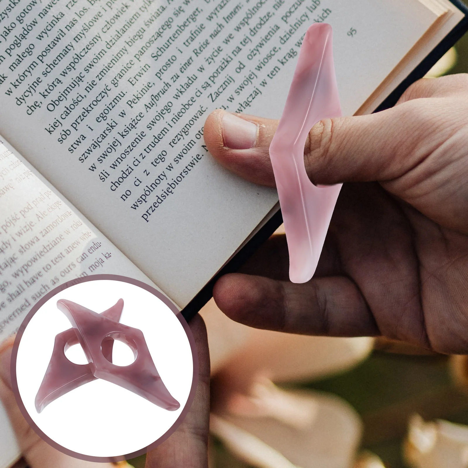 Personalized Resin Book Press Bookmarks Household Holder Purple Multi-function Reading Stand
Personalized Resin Book Press Bookmarks Household Holder Purple Multi-function Reading Stand
