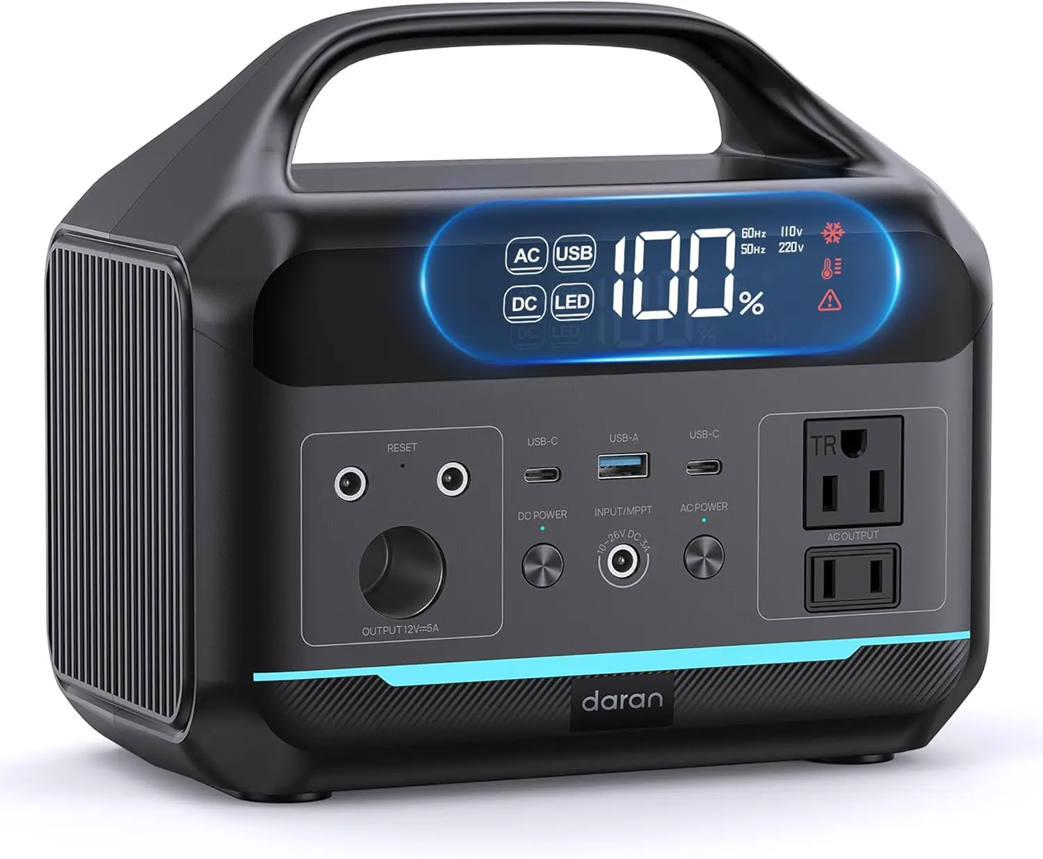 300W Portable Power Station 192Wh LiFePO4, 2 AC Outlets, 60W USB-C, Solar Generator for Camping & Emergency
300W Portable Power Station 192Wh LiFePO4, 2 AC Outlets, 60W USB-C, Solar Generator for Camping & Emergency