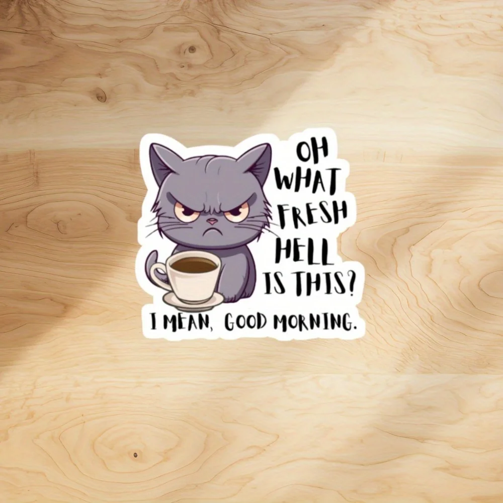 Angry Cat Stickers Are Perfect for Decorating Water Bottles, Tablets, Phone Cases, and More
Angry Cat Stickers Are Perfect for Decorating Water Bottles, Tablets, Phone Cases, and More