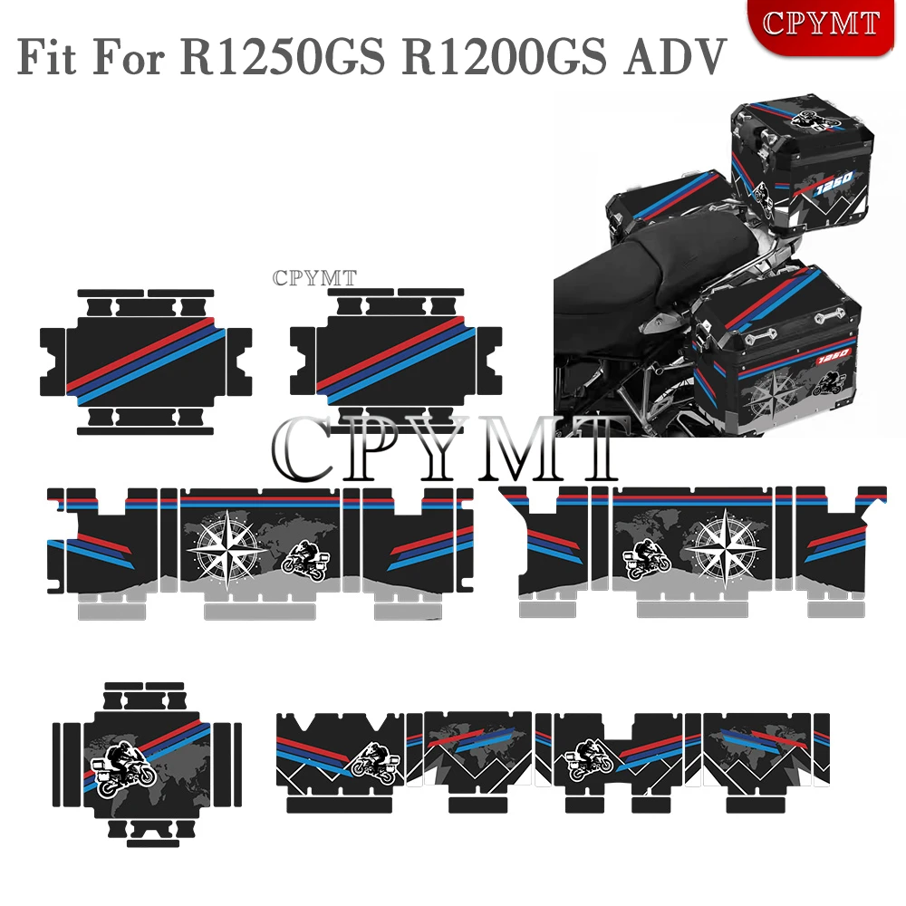 Motorcycle Aluminum Panniers Decorative stickers Luggage Box Top Case Decor Decal Fit For R1250GS Adventure 2019-2023 GSA R1200
Motorcycle Aluminum Panniers Decorative stickers Luggage Box Top Case Decor Decal Fit For R1250GS Adventure 2019-2023 GSA R1200