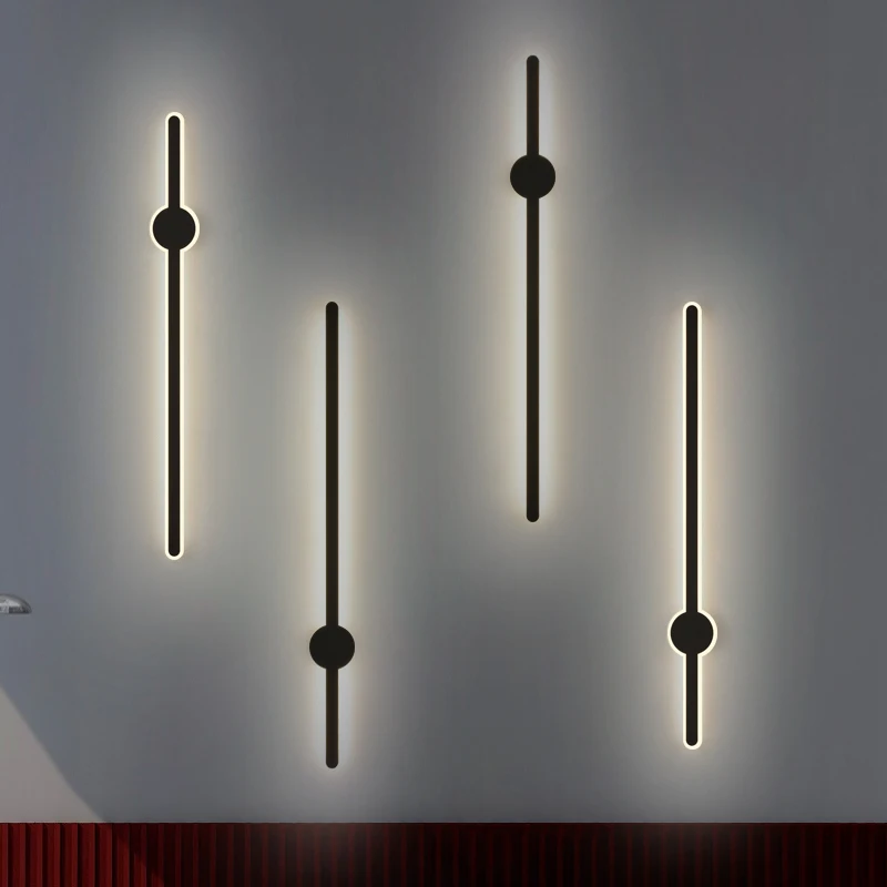 Simple Modern Led Long Strip Wall Lamp Living Room Bedroom Bedside Light Nordic Aisle Stair Wall Light Home Indoor Lighting Lamp
Simple Modern Led Long Strip Wall Lamp Living Room Bedroom Bedside Light Nordic Aisle Stair Wall Light Home Indoor Lighting Lamp