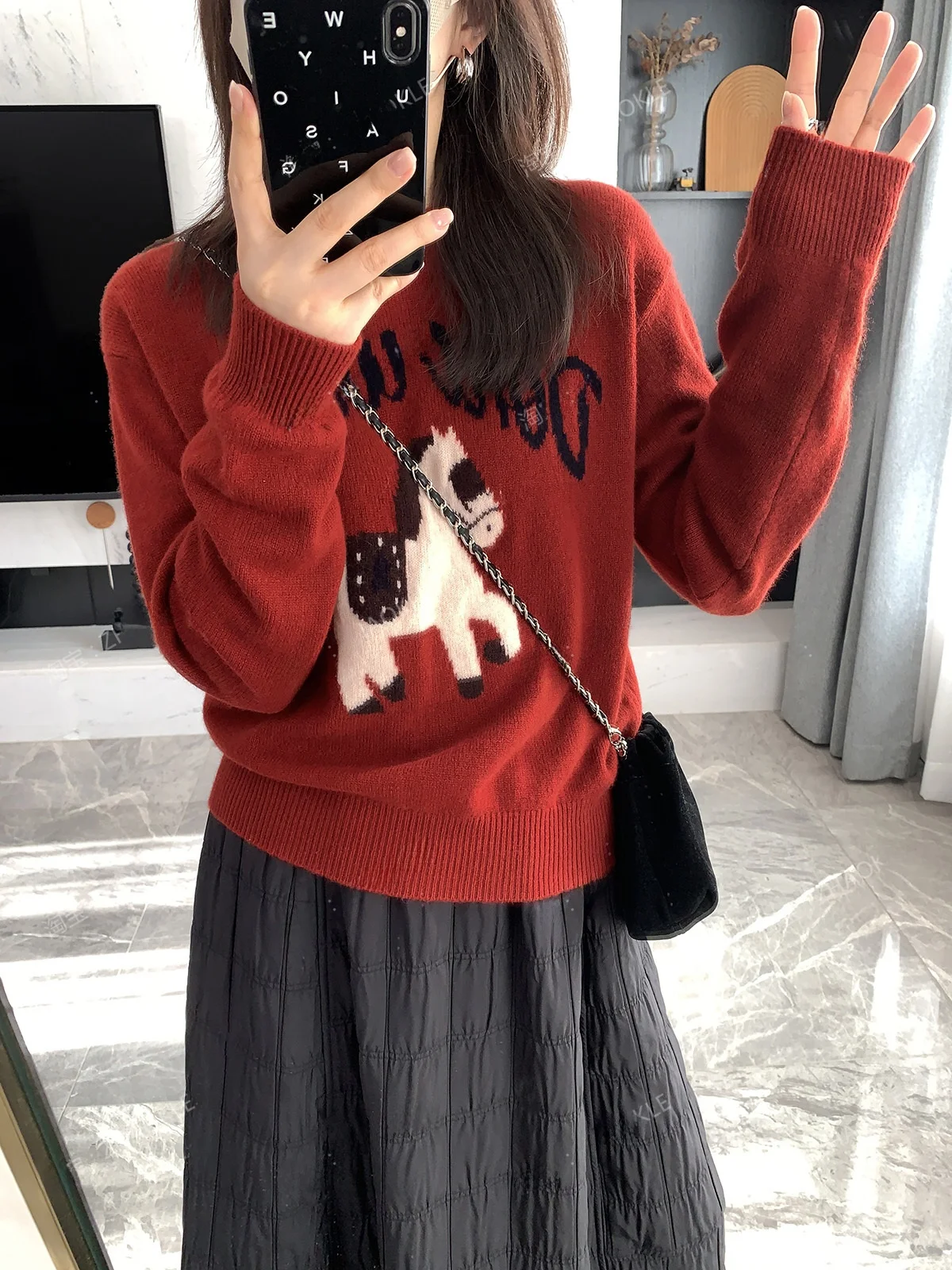 Zhaokelie Camere round Ne Thin Sweater Full Wool Life Year White Color Knitted Women Loose Fit Long Sve Top
Zhaokelie Camere round Ne Thin Sweater Full Wool Life Year White Color Knitted Women Loose Fit Long Sve Top