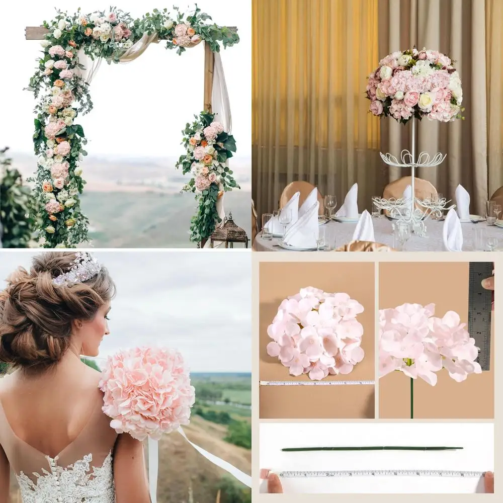 Pink Artificial Hydrangea Flowers, 104 Stems, Ideal for Weddings, Baby Showers, and Garden Parties
Pink Artificial Hydrangea Flowers, 104 Stems, Ideal for Weddings, Baby Showers, and Garden Parties