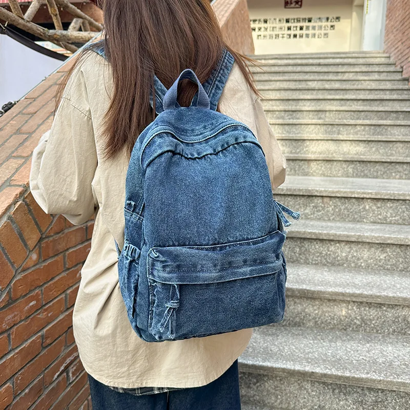 Women Backpack Large Fashion Canvas School Bag for Teenager Girls 2025 Denim Rucksack Female Student Backapcks Travel Mochila
Women Backpack Large Fashion Canvas School Bag for Teenager Girls 2025 Denim Rucksack Female Student Backapcks Travel Mochila