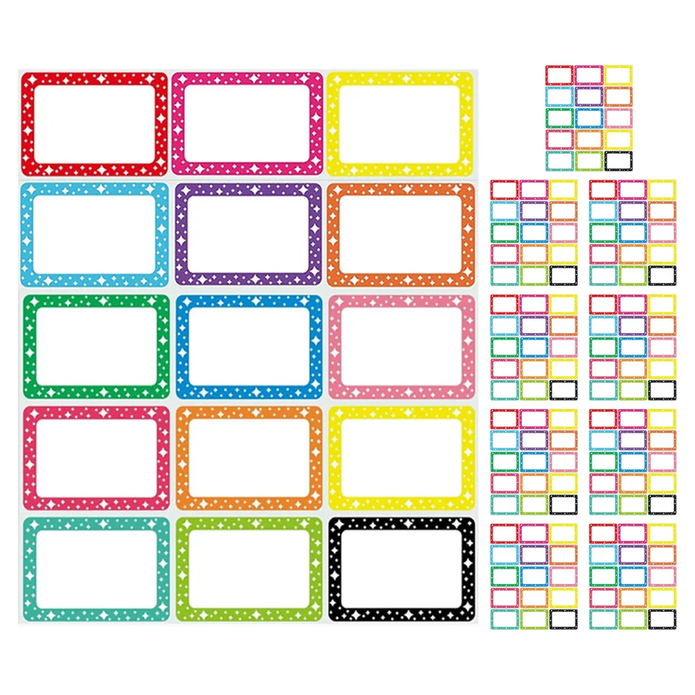 10 листов самоклеящиеся наклейки для этикеток, яркие пустые записываемые сортировочные бирки для офисных классных файлов, наклейки с именными этикетками
10 листов самоклеящиеся наклейки для этикеток, яркие пустые записываемые сортировочные бирки для офисных классных файлов, наклейки с именными этикетками