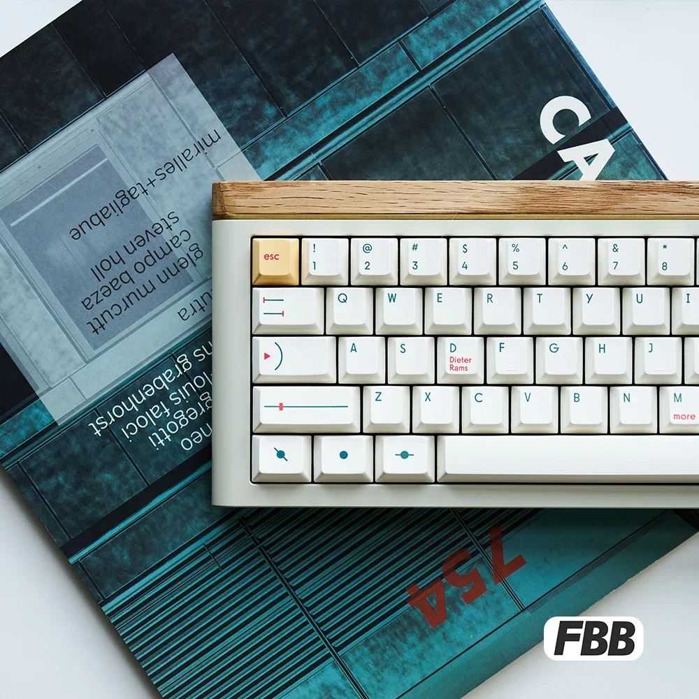 Original keycap T52 sublimation PBT minimalist Braun style Bauhaus custom mechanical keyboard minimalist
Original keycap T52 sublimation PBT minimalist Braun style Bauhaus custom mechanical keyboard minimalist