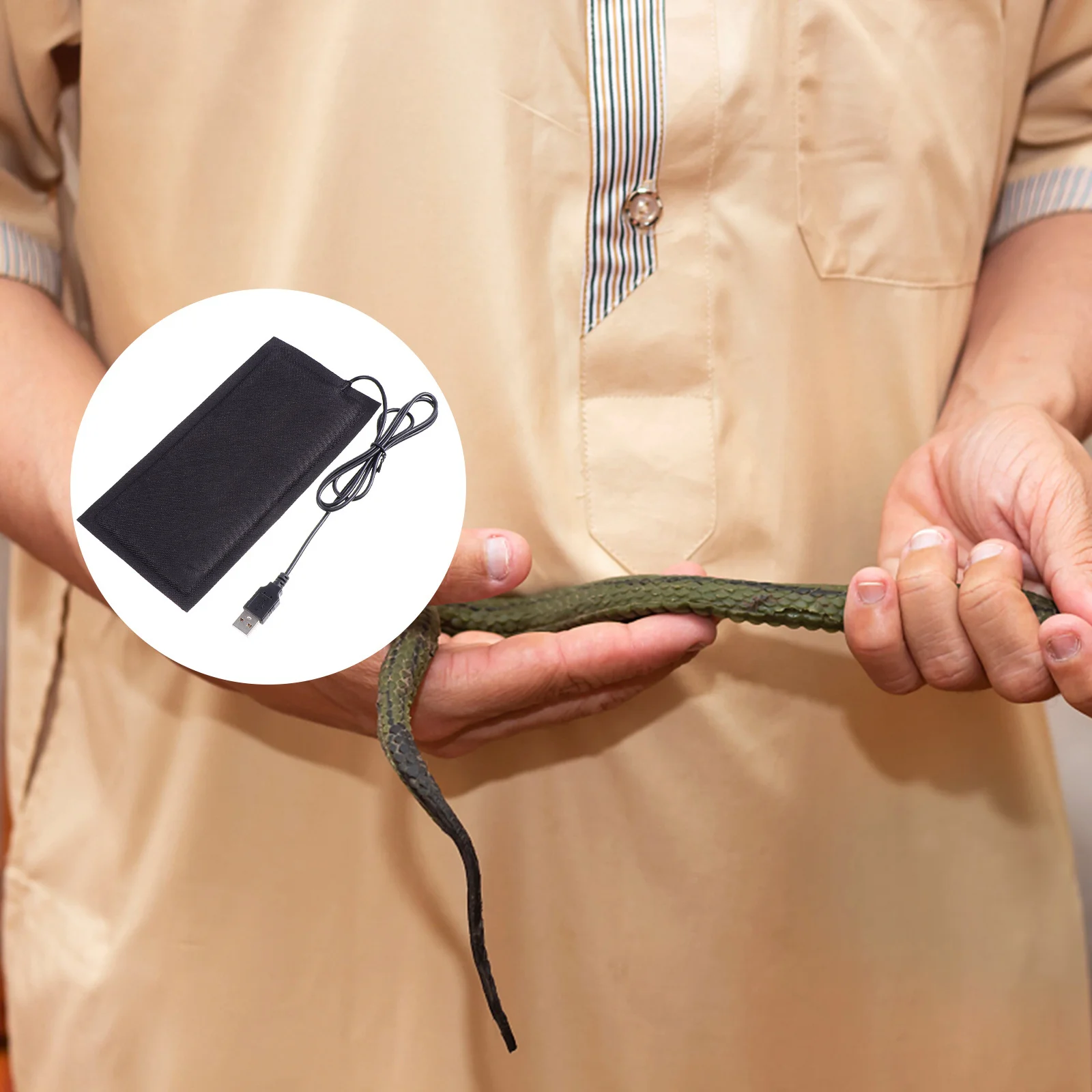 Reptile Heating Pad USB Powered Sturdy Heat Mat for Snakes Lizards Turtles Terrarium Under Tank Heater for Multiple Pet
Reptile Heating Pad USB Powered Sturdy Heat Mat for Snakes Lizards Turtles Terrarium Under Tank Heater for Multiple Pet