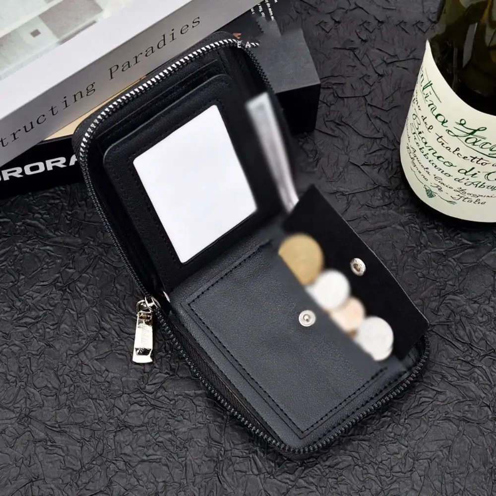 Elegant Zipper Short PU Wallet Purse Card Brand Business Clutch Bag Large Capacity Coin Purse ID Card Holder Women
Elegant Zipper Short PU Wallet Purse Card Brand Business Clutch Bag Large Capacity Coin Purse ID Card Holder Women