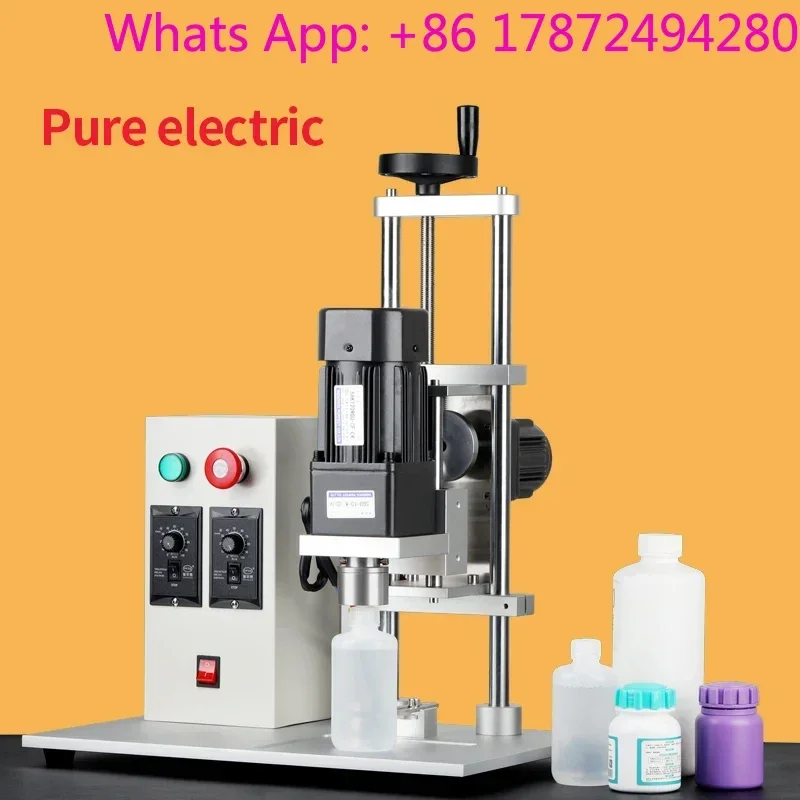 Desktop Fully Automatic Capping Machine Electric Pneumatic for Screw-On Spray Bottle Cap Fitting Diameter 10-60mm
Desktop Fully Automatic Capping Machine Electric Pneumatic for Screw-On Spray Bottle Cap Fitting Diameter 10-60mm