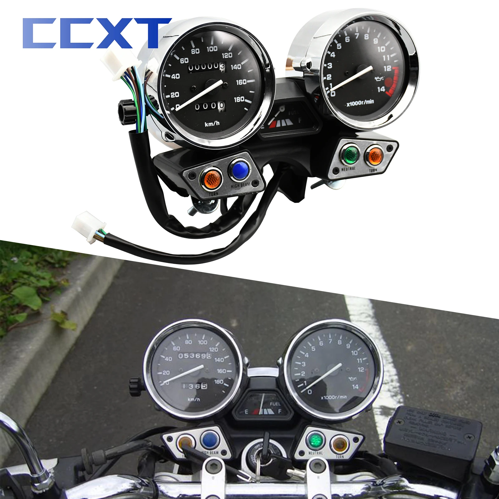 Motorcycle Instrument Assembly Gauges Meter Cluster Speedometer Tachometer Odometer For YAMAHA XJR400 (4HM) XJR 400 1995-1997
Motorcycle Instrument Assembly Gauges Meter Cluster Speedometer Tachometer Odometer For YAMAHA XJR400 (4HM) XJR 400 1995-1997