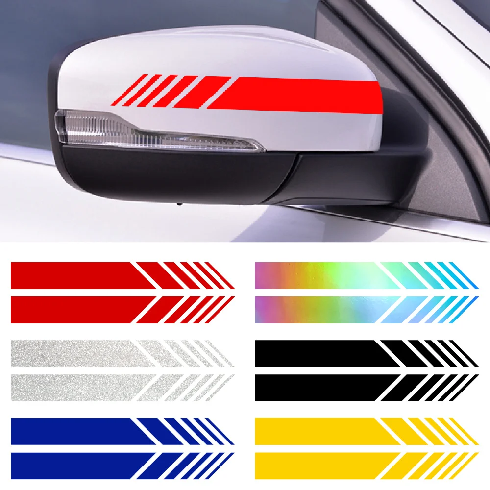 2pcs Universal Classic Stripes Car Rearview Mirror Sticker, Modified Pull Flower Decorative Scratch Adhesive Vinyl Decals
2pcs Universal Classic Stripes Car Rearview Mirror Sticker, Modified Pull Flower Decorative Scratch Adhesive Vinyl Decals