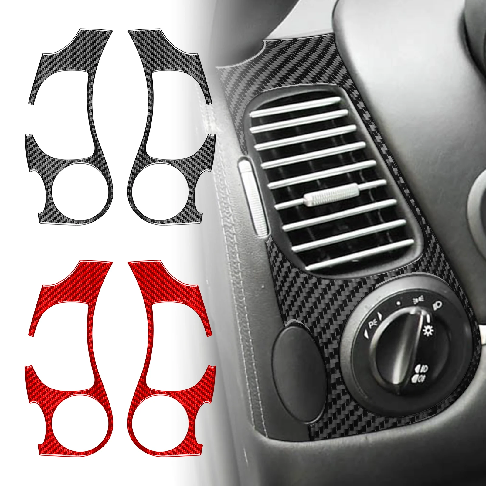 For Porsche 911 996 1997-2004 Car Accessories Carbon Fiber Dashboard Sides Air Outlet Air Vents Interior Cover Tuning Stickers
For Porsche 911 996 1997-2004 Car Accessories Carbon Fiber Dashboard Sides Air Outlet Air Vents Interior Cover Tuning Stickers