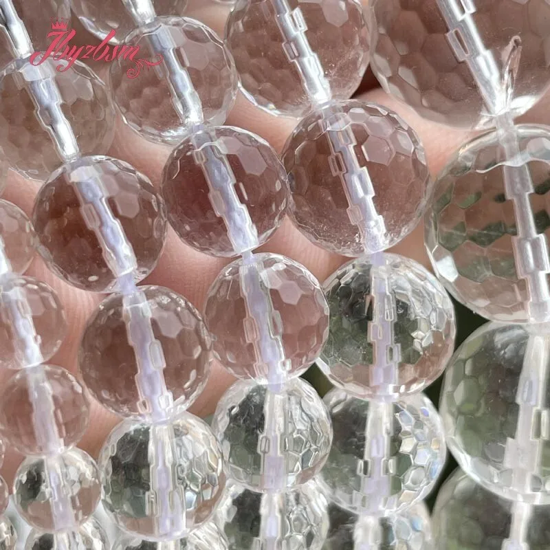 6/8/10mm Round Faceted White Clear Rock Quartz Crystal Stone Bead 15 inch for DIY Bracelet Necklace Jewelry Making Free Shipping
6/8/10mm Round Faceted White Clear Rock Quartz Crystal Stone Bead 15 inch for DIY Bracelet Necklace Jewelry Making Free Shipping