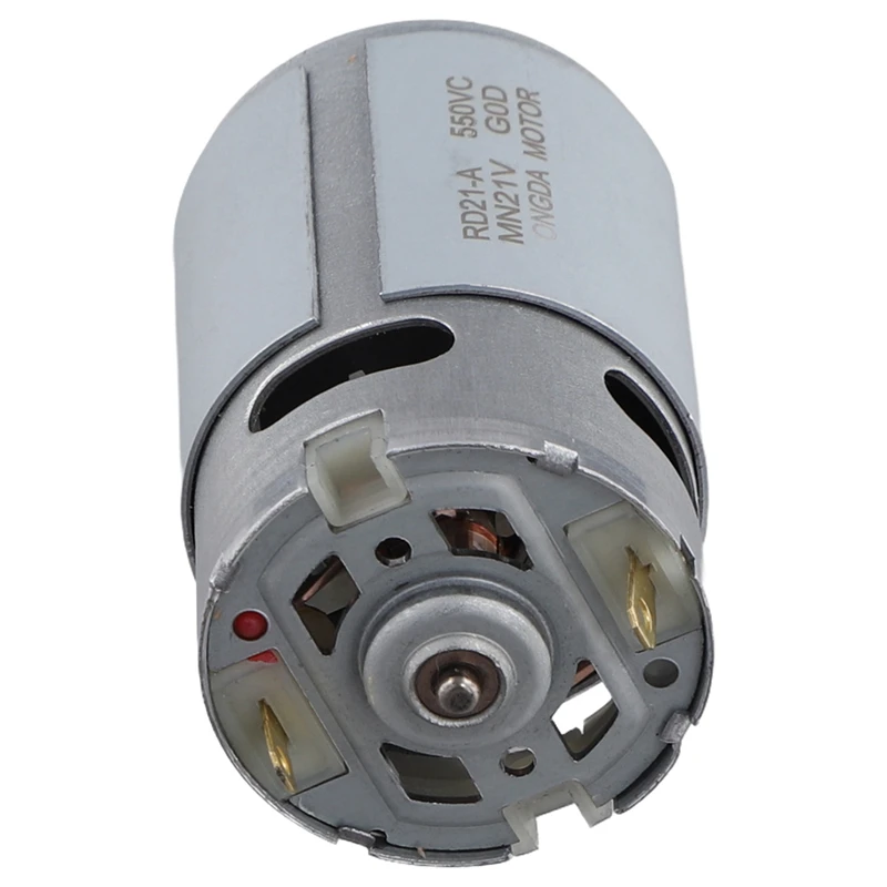 High-Speed 550 DC Motor 21V 21000RPM - Powerful Mini Motor For DIY Enthusiasts, Ideal For Various Applications
High-Speed 550 DC Motor 21V 21000RPM - Powerful Mini Motor For DIY Enthusiasts, Ideal For Various Applications