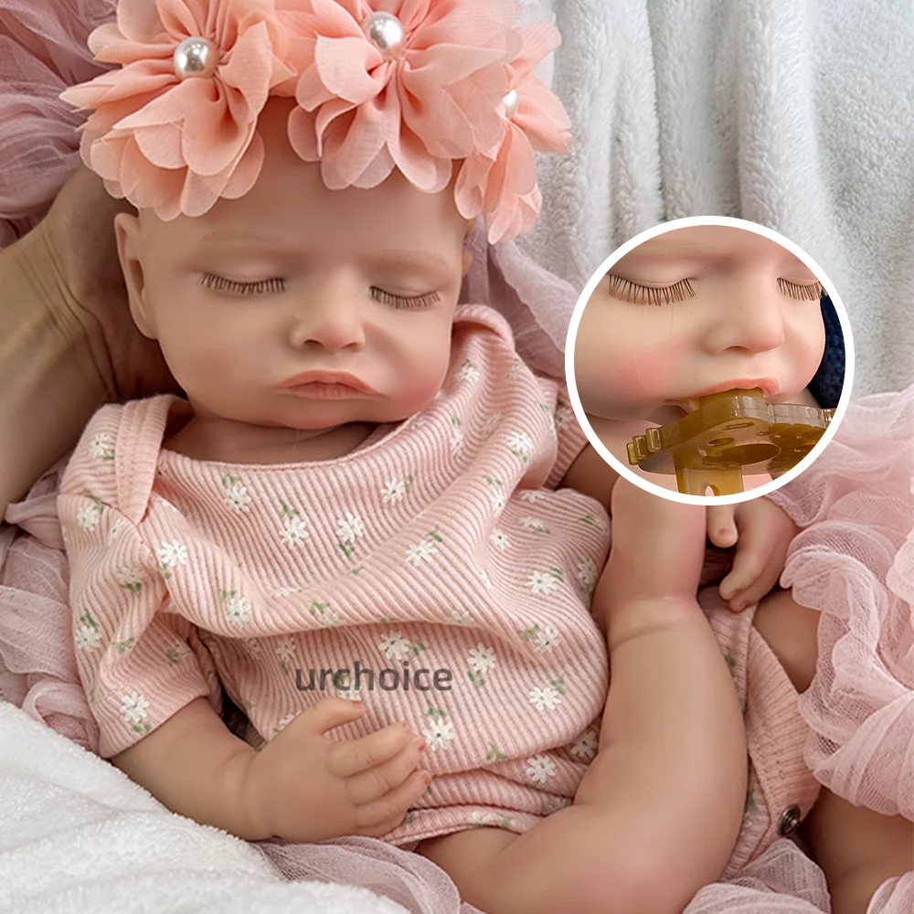 Изысканная 18-дюймовая роспись вручную силиконовая кукла реборн, реалистичная открытая рот, реборн для маленьких девочек, новорожденный для детей, Рождественский подарок
Изысканная 18-дюймовая роспись вручную силиконовая кукла реборн, реалистичная открытая рот, реборн для маленьких девочек, новорожденный для детей, Рождественский подарок