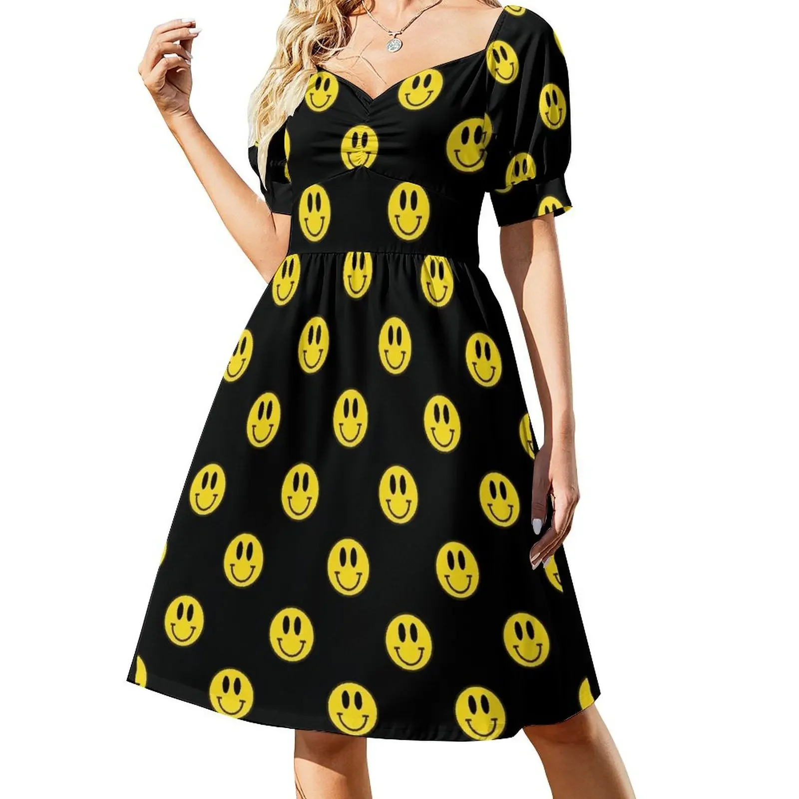 Smiles Short-Sleeved Dress dresses for women 2025 dress party night Women's summer dress summer woman 2025 trendy
Smiles Short-Sleeved Dress dresses for women 2025 dress party night Women's summer dress summer woman 2025 trendy