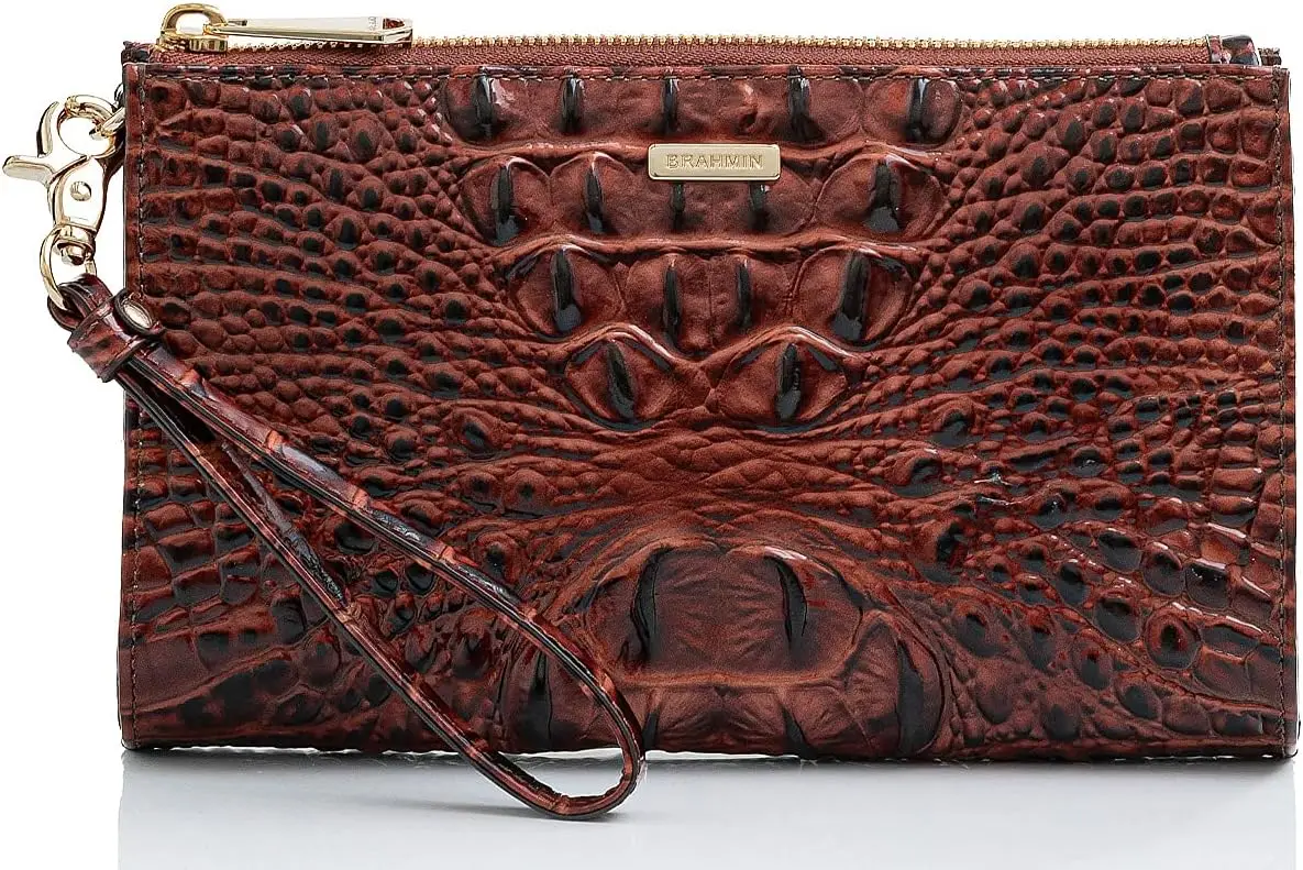 BRAHMIN Melbourne Daisy Clutch - Leather Purse - Lined Interior - Slide Out Wrist-strap - Zip-top Clutch Pecan One Size One Size
BRAHMIN Melbourne Daisy Clutch - Leather Purse - Lined Interior - Slide Out Wrist-strap - Zip-top Clutch Pecan One Size One Size