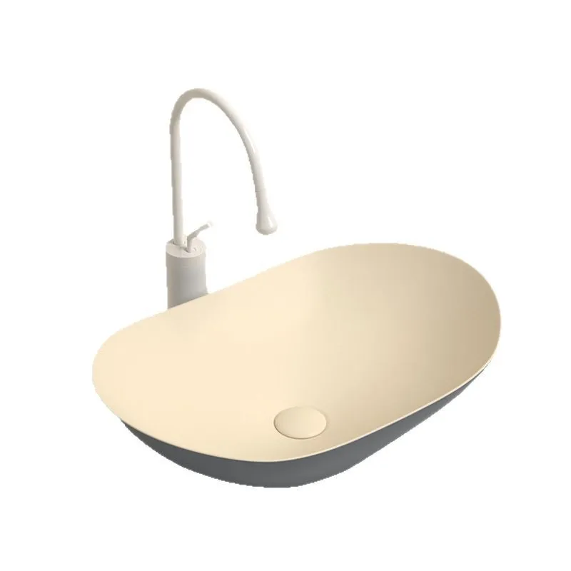 Cream wind washing basin, wash basin single basin creativity, bathroom household balcony, colored ceramic table basin
Cream wind washing basin, wash basin single basin creativity, bathroom household balcony, colored ceramic table basin