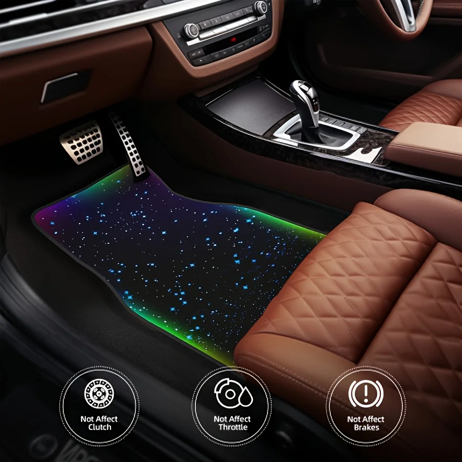 4pcs Blue Galaxy Print Car Floor Mats Set- Front& Rear Full Coverage Auto Interior Accessories, Crystal Velvet Vehicles Floor Ma
4pcs Blue Galaxy Print Car Floor Mats Set- Front& Rear Full Coverage Auto Interior Accessories, Crystal Velvet Vehicles Floor Ma