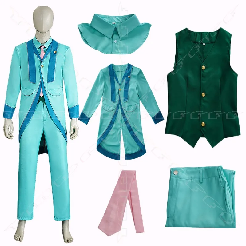 Аниме Оз Страна, мужской костюм для взрослых и мужчин Fantasia, костюм для косплея, пальто, брюки, жилет с бантом, комплект для Хэллоуина
Аниме Оз Страна, мужской костюм для взрослых и мужчин Fantasia, костюм для косплея, пальто, брюки, жилет с бантом, комплект для Хэллоуина