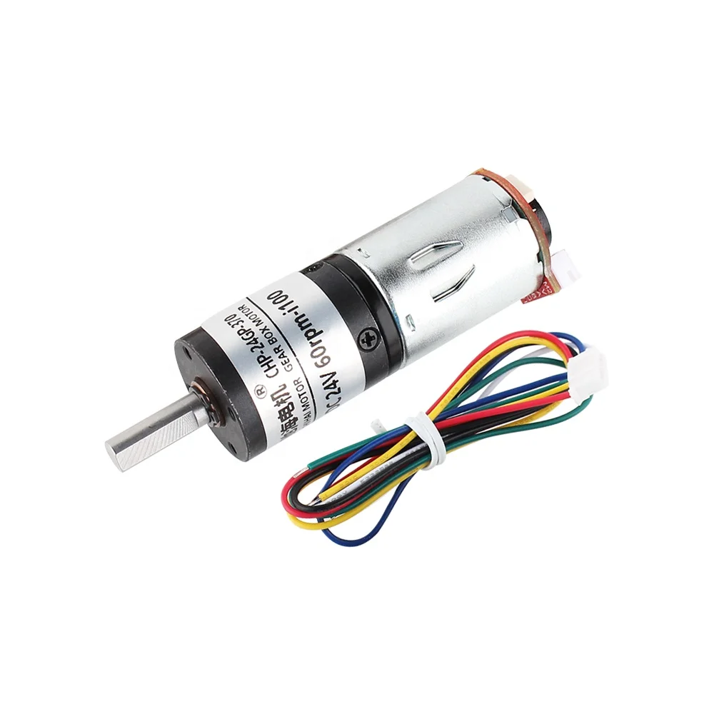 New CHP-24GP-370ABHL DC12V 24V 24mm Planetary Reducer Plus Electrical Motor With 11PPR Encoder
New CHP-24GP-370ABHL DC12V 24V 24mm Planetary Reducer Plus Electrical Motor With 11PPR Encoder