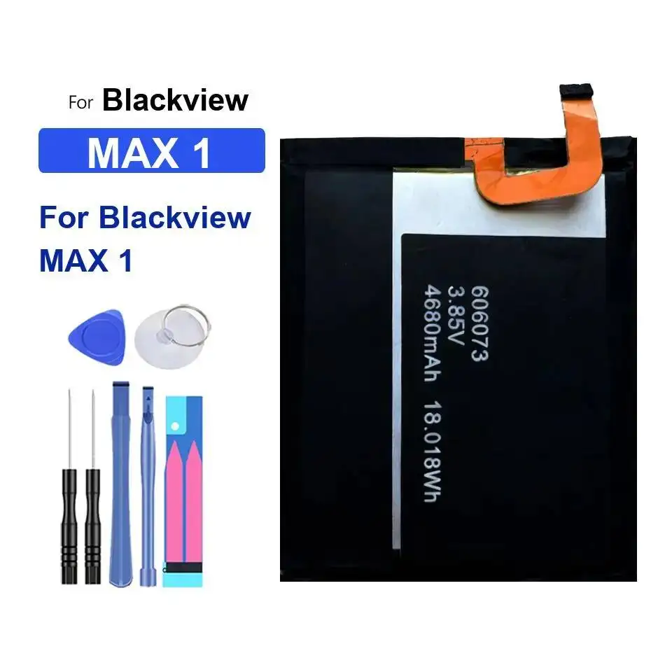 Battery Premium Replacement 4680Mah For Blackview Max 1 Mobile Phone
Battery Premium Replacement 4680Mah For Blackview Max 1 Mobile Phone