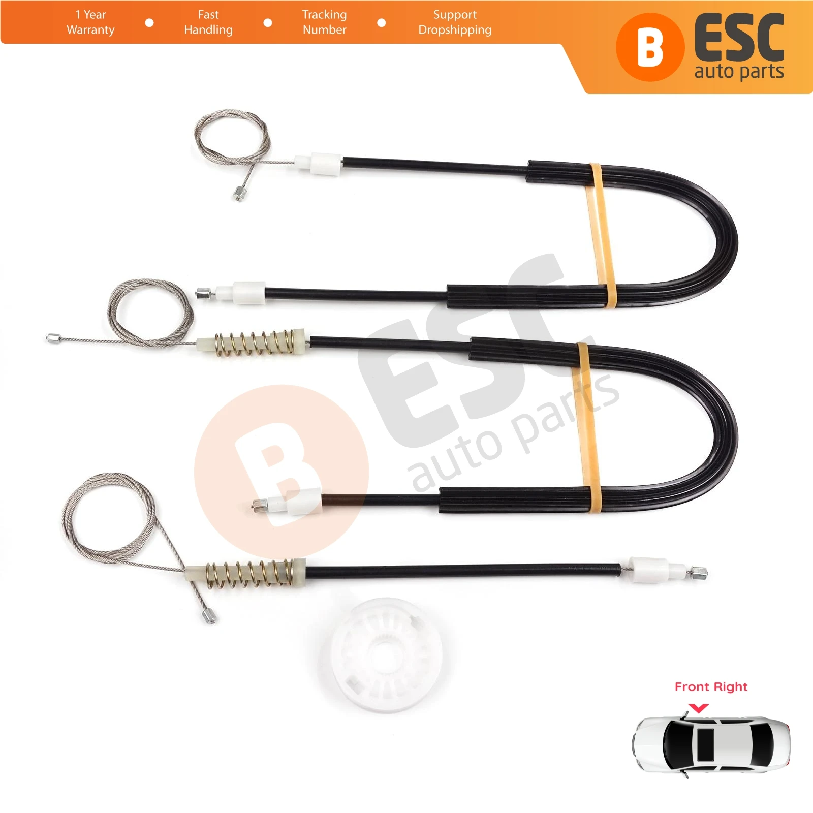 EWR5525 Power Window Regulator Repair Kit Front Right Door for Citroen C5 MK1 DC DE 2000-2007 9222J5
EWR5525 Power Window Regulator Repair Kit Front Right Door for Citroen C5 MK1 DC DE 2000-2007 9222J5