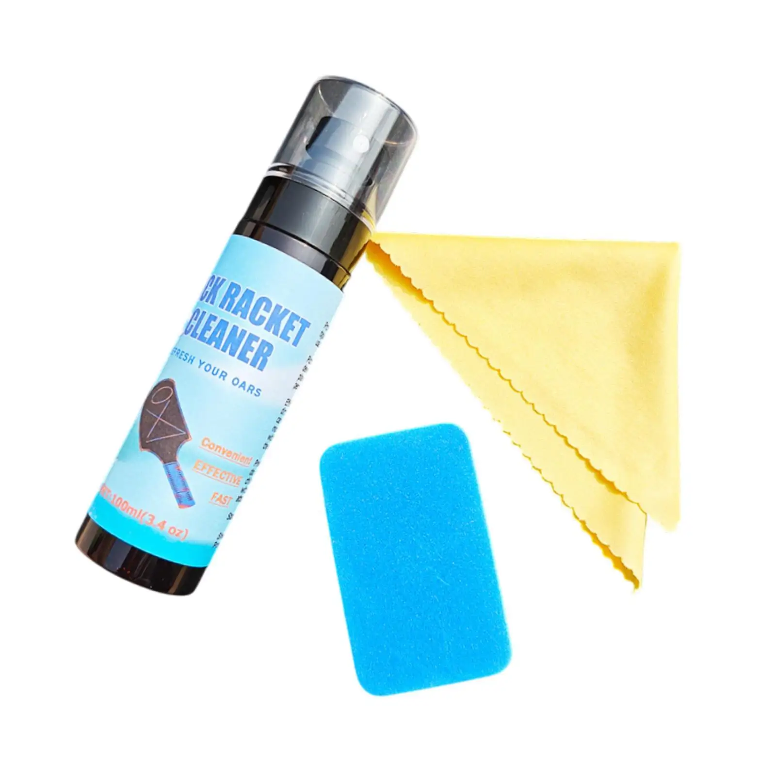 100 ml Pickleball Racket Cleaner Cleaning Agent Eliminates Residue Dirt Portable Improves Rotate and Accuracy Professional
100 ml Pickleball Racket Cleaner Cleaning Agent Eliminates Residue Dirt Portable Improves Rotate and Accuracy Professional