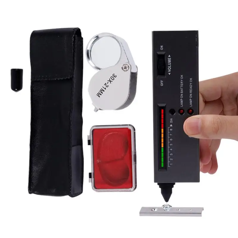 1 комплект, ручка-тестер для алмазов, высокоточный измеритель теплопроводности, ювелирные изделия, профессиональный селектор алмазов, комплект для тестера для алмазов