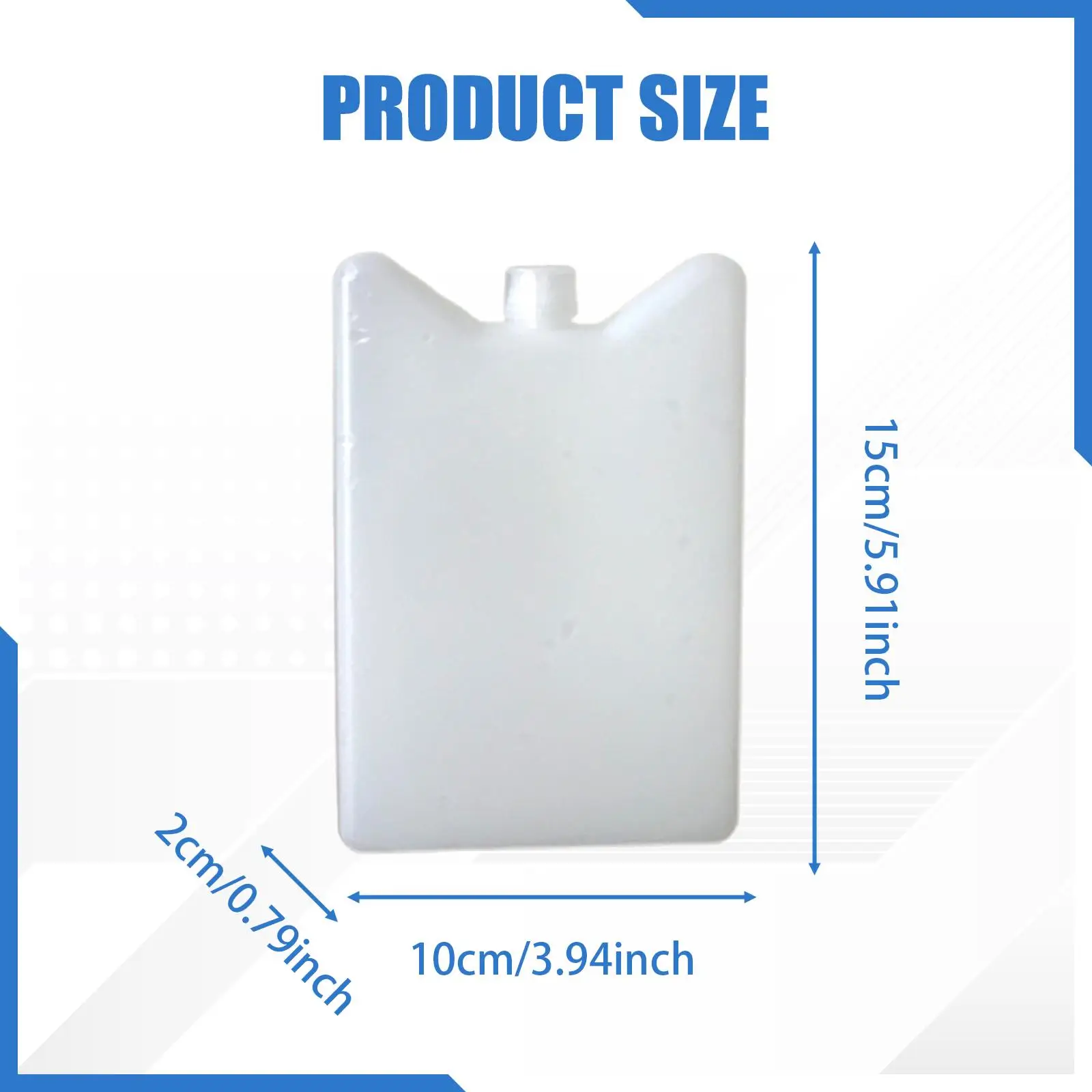 6 Pieces Ice Pack for Coolers Leakproof Freezer Pack for Family Travel BBQ
6 Pieces Ice Pack for Coolers Leakproof Freezer Pack for Family Travel BBQ