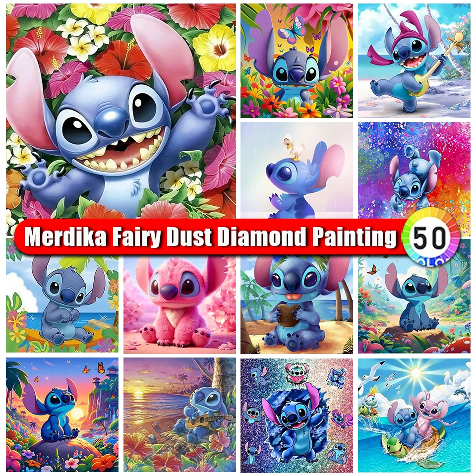 Picture Size Fairy Dust Diamond Painting Disney Stitch 5D Full Round/Square Mosaic Diamond Embroidery Children's Handmade Gift
Picture Size Fairy Dust Diamond Painting Disney Stitch 5D Full Round/Square Mosaic Diamond Embroidery Children's Handmade Gift
