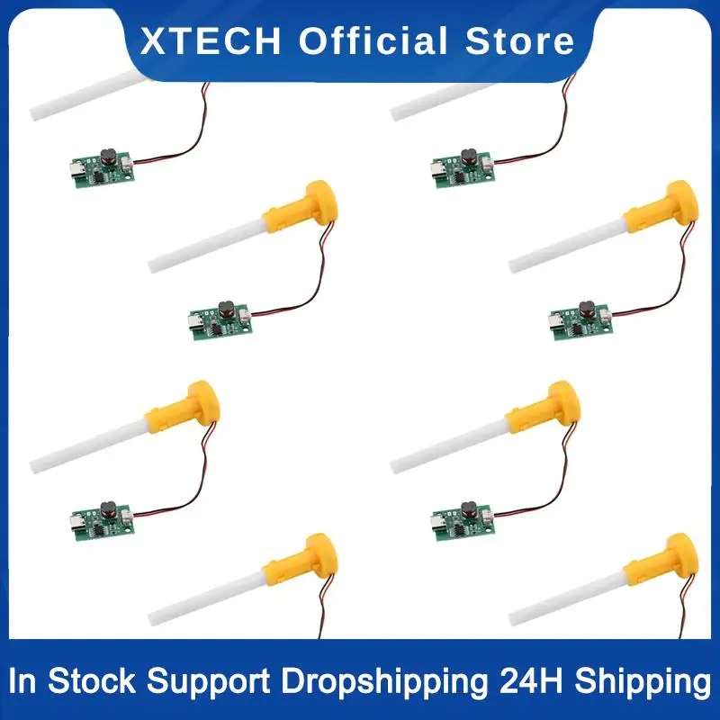 XTECH 8X DC5V одиночный безпереключатый распылительный модуль увлажнения DIY ультразвуковой распылитель TYPE-C печатная плата увлажнителя
XTECH 8X DC5V одиночный безпереключатый распылительный модуль увлажнения DIY ультразвуковой распылитель TYPE-C печатная плата увлажнителя