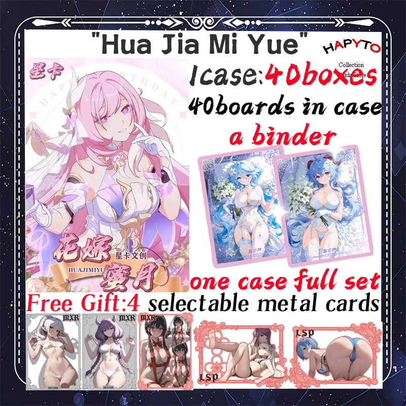 2025 Newest Hua Jia Mi yue Sexy Boards Goddess Story Collection Card Waifu Booster Box Ccg Acg Doujin Toys And Hobby Gift
2025 Newest Hua Jia Mi yue Sexy Boards Goddess Story Collection Card Waifu Booster Box Ccg Acg Doujin Toys And Hobby Gift