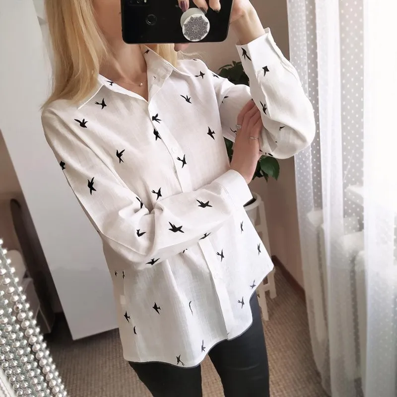 summer 2025 camisas de mujer Cotton Linen Shirts Women Casual Solid Button Lapel Blouses Long Sleeve Loose Tops woman clothing
summer 2025 camisas de mujer Cotton Linen Shirts Women Casual Solid Button Lapel Blouses Long Sleeve Loose Tops woman clothing