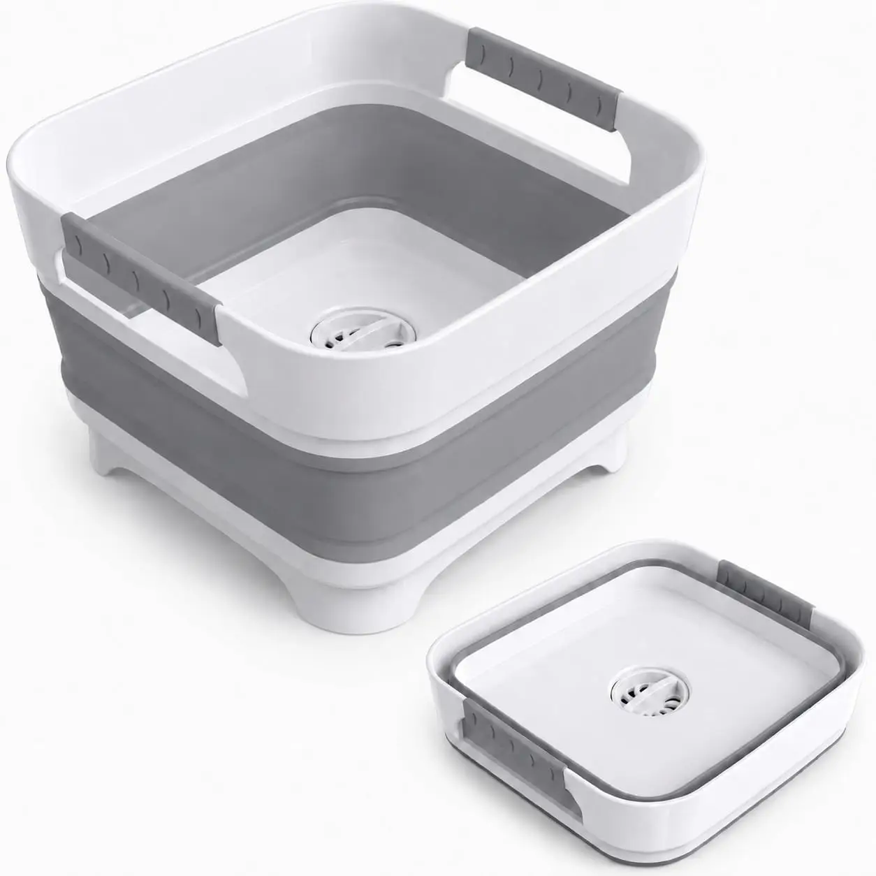Collapsible Dish Basin 2.4 Gal Foldable Wash Sink Tub for Kitchen Camping RV Vegetable Baby Bottles Gray
Collapsible Dish Basin 2.4 Gal Foldable Wash Sink Tub for Kitchen Camping RV Vegetable Baby Bottles Gray