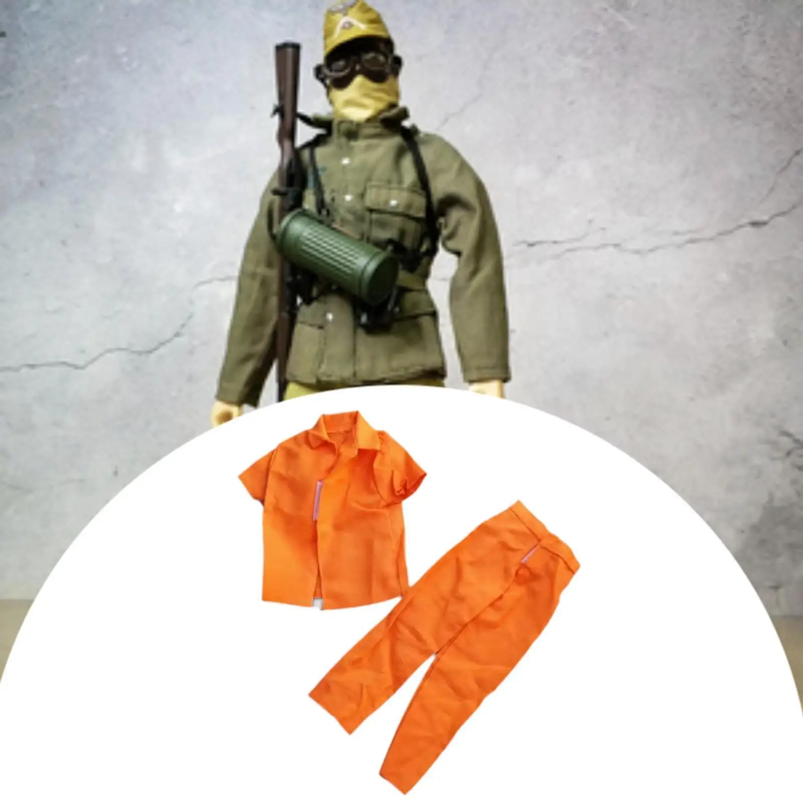 2Pcs 1/6 Prison Uniform Handmade Doll Clothes for 12in Doll Model Figures
2Pcs 1/6 Prison Uniform Handmade Doll Clothes for 12in Doll Model Figures