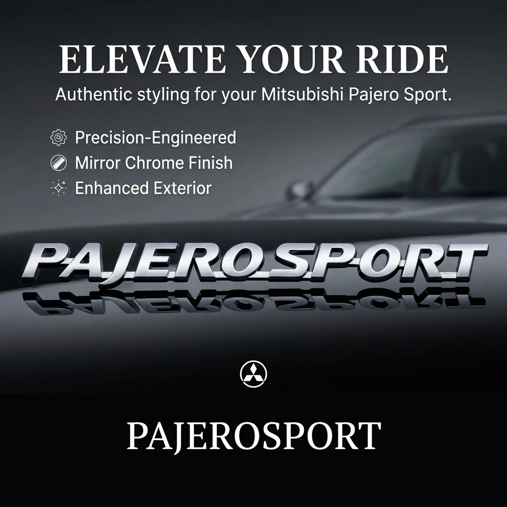 For Mitsubishi Pajero Sport PAJEROSPORT 3D ABS Rear Trunk Emblem Badge Sticker Body Tailgate Letter Logo Decal Trim Accessory
For Mitsubishi Pajero Sport PAJEROSPORT 3D ABS Rear Trunk Emblem Badge Sticker Body Tailgate Letter Logo Decal Trim Accessory