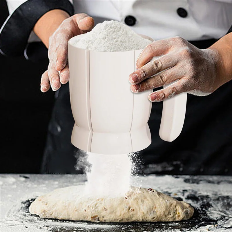 A82I-Flour Sifter Cup для легкого выпечки, удобного выпечки, ручной кухонный инструмент для хлеба
A82I-Flour Sifter Cup для легкого выпечки, удобного выпечки, ручной кухонный инструмент для хлеба