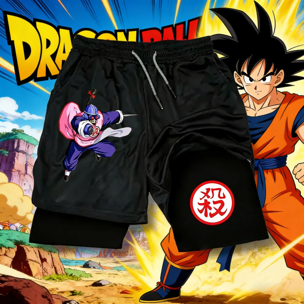 Summer New Double Layer Dragon Ball Anime Shorts Men Gym Workout Running Shorts with Anime Print Family Matching Outfits Pants
Summer New Double Layer Dragon Ball Anime Shorts Men Gym Workout Running Shorts with Anime Print Family Matching Outfits Pants