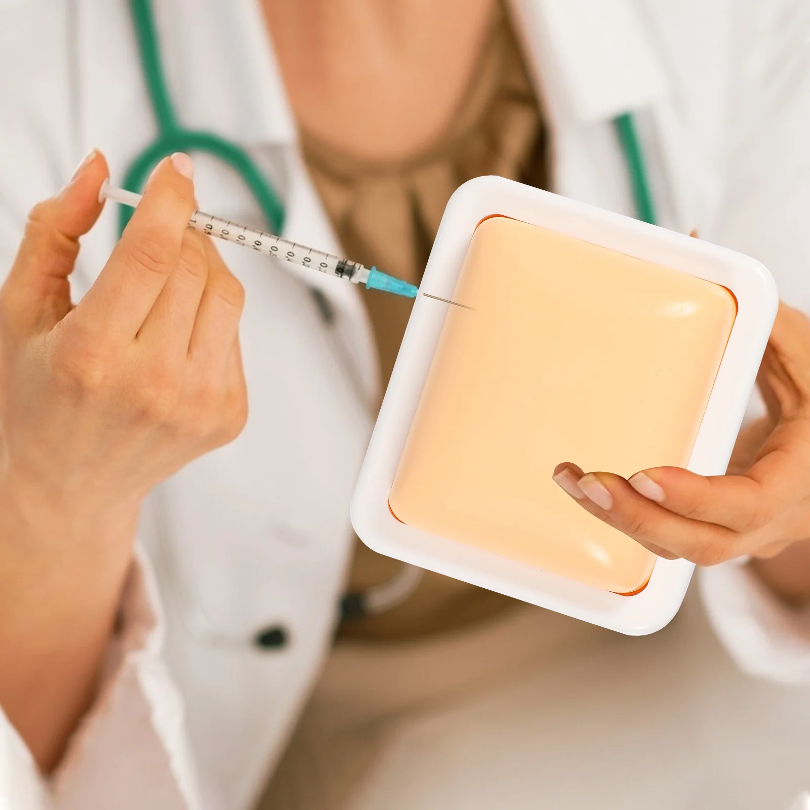 Trainer Puncture Injection Practice Pad Training Suture Skin Model Silica Gel Module
Trainer Puncture Injection Practice Pad Training Suture Skin Model Silica Gel Module