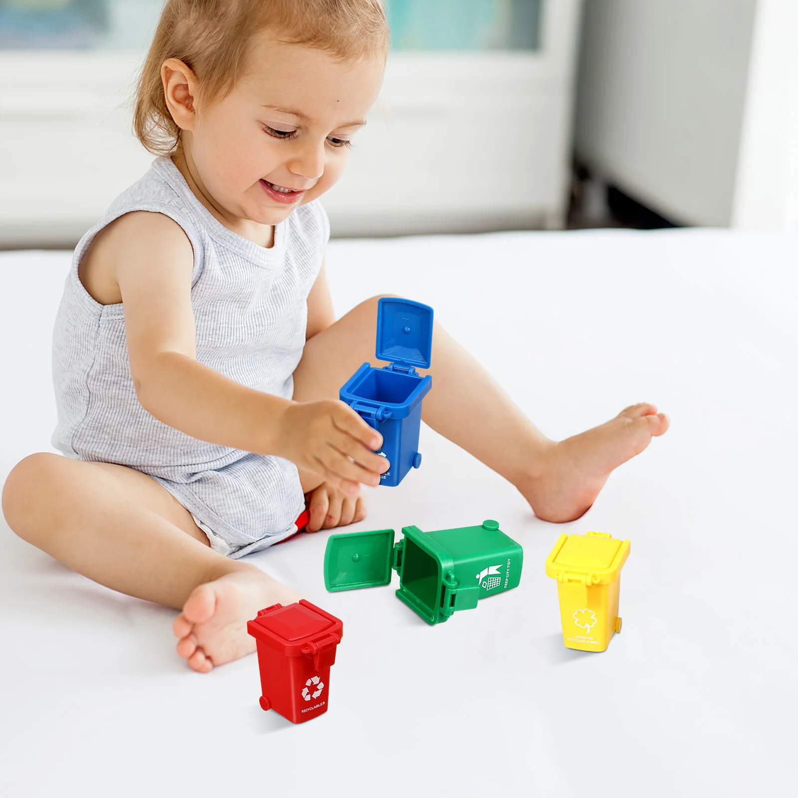Flip Sliding Children Trash Mini Garbage Bin Gadgets Kids Small Educational Plaything Trash Sorting Building Blocks
Flip Sliding Children Trash Mini Garbage Bin Gadgets Kids Small Educational Plaything Trash Sorting Building Blocks