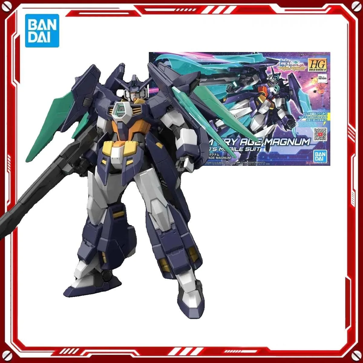 Оригинальные сборные модели фигурок Bandai HGBD R 1/144 Gundam Build Divers TRY Magnum AGE, аниме-фигурки, коллекционные модели, игрушки, подарки
Оригинальные сборные модели фигурок Bandai HGBD R 1/144 Gundam Build Divers TRY Magnum AGE, аниме-фигурки, коллекционные модели, игрушки, подарки